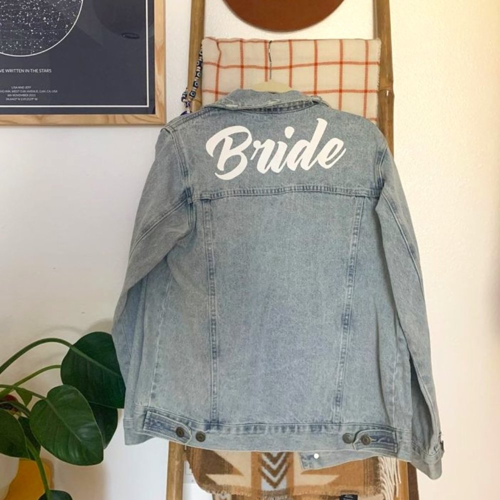 Show Me Your Mumu Bride Jean Jacket